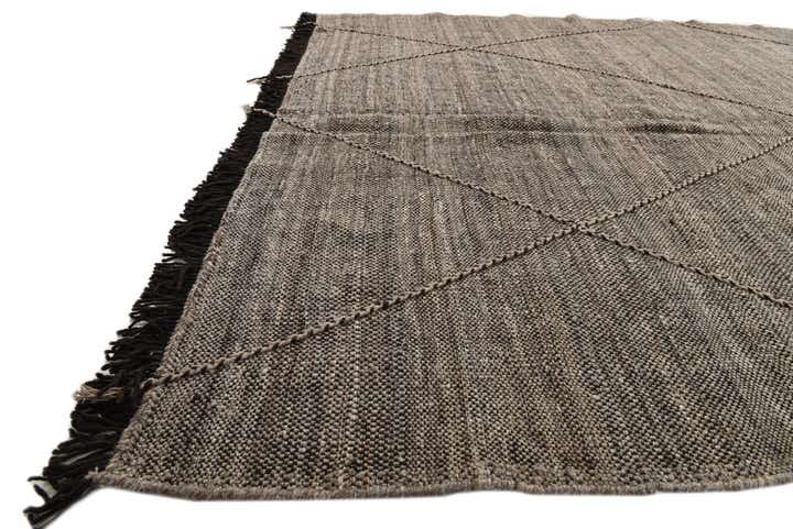 6' 8 x 9' 8 Hand Knotted Moroccan Wool Rug
