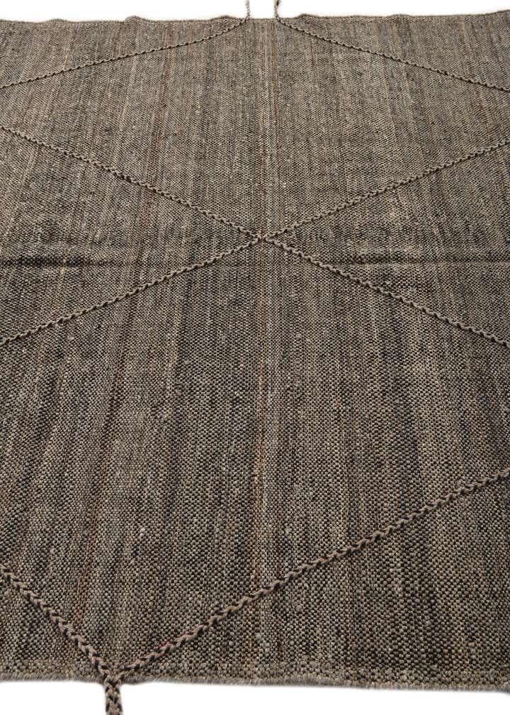 6' 8 x 9' 8 Hand Knotted Moroccan Wool Rug