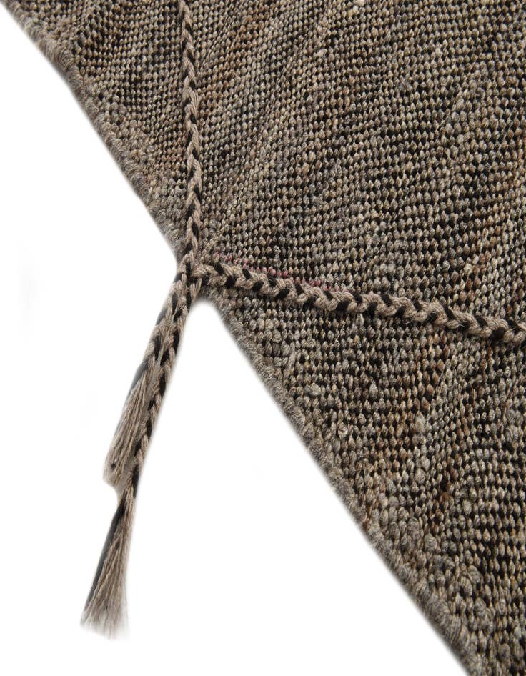 Detail image of 6' 8 x 9' 8  Hand Knotted Moroccan Wool Rug