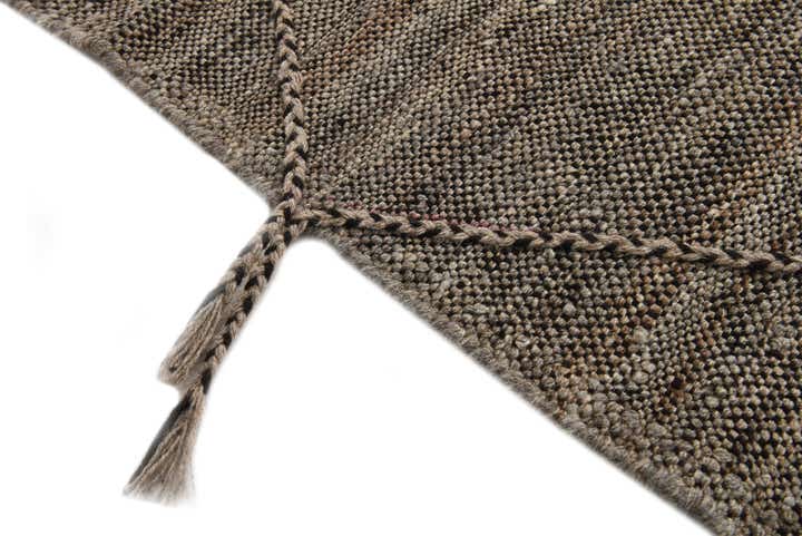 6' 8 x 9' 8 Hand Knotted Moroccan Wool Rug