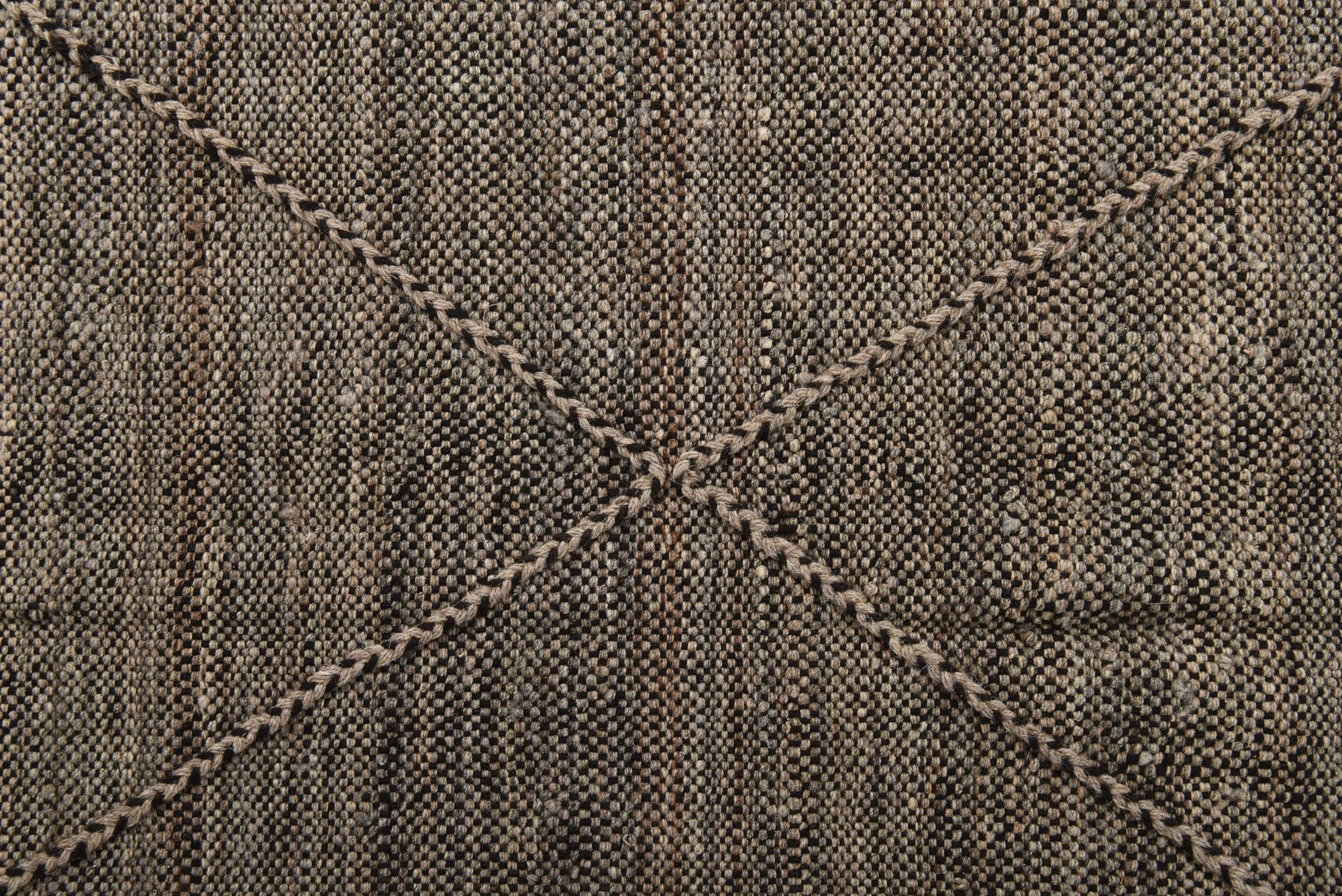 6' 8 x 9' 8 Hand Knotted Moroccan Wool Rug