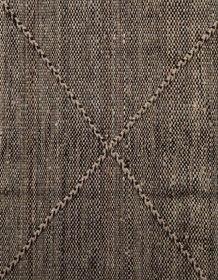 Detail image of 6' 8 x 9' 8  Hand Knotted Moroccan Wool Rug