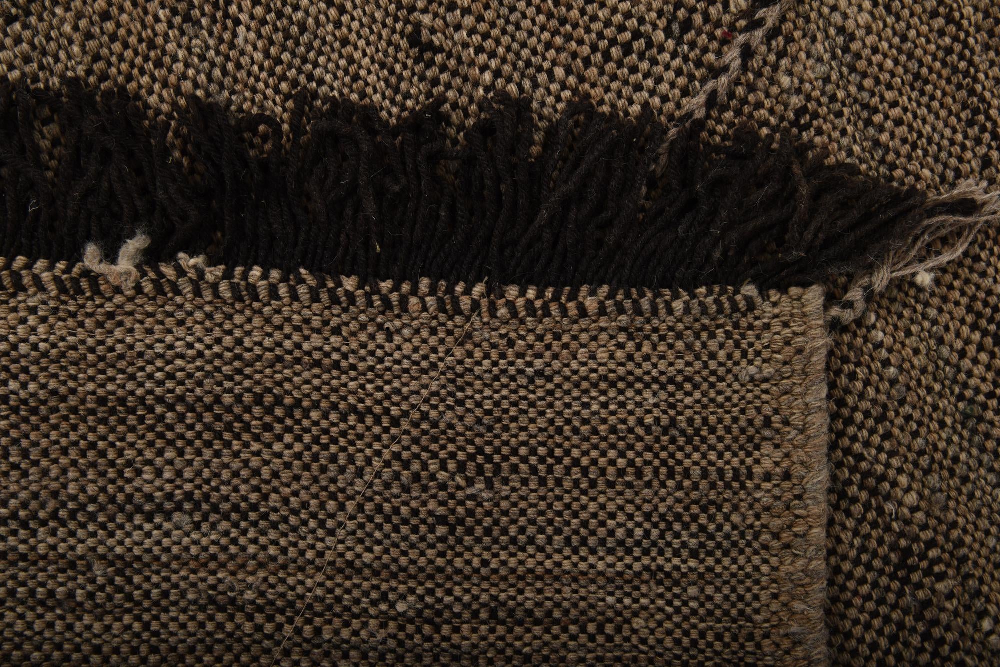 6' 7 x 9' 9 Hand Knotted Moroccan Wool Rug