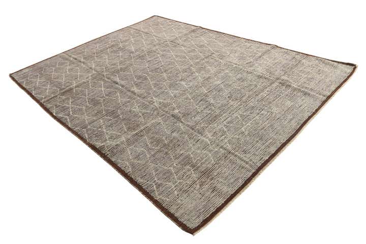 8' 2 x 10' 8 Hand Knotted Moroccan Wool Rug