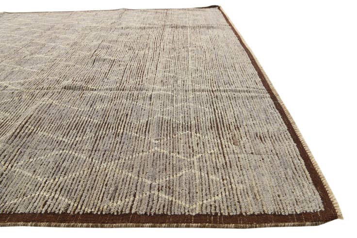 Detail image of 8' 2 x 10' 8 Hand Knotted Moroccan Wool Rug