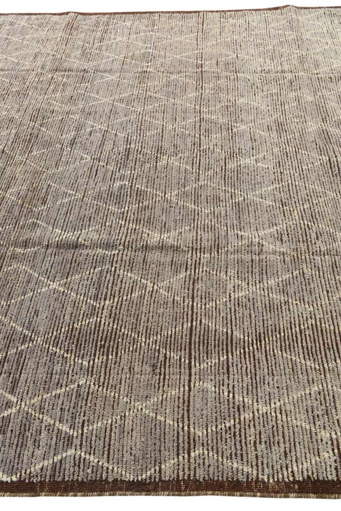 8' 2 x 10' 8 Hand Knotted Moroccan Wool Rug