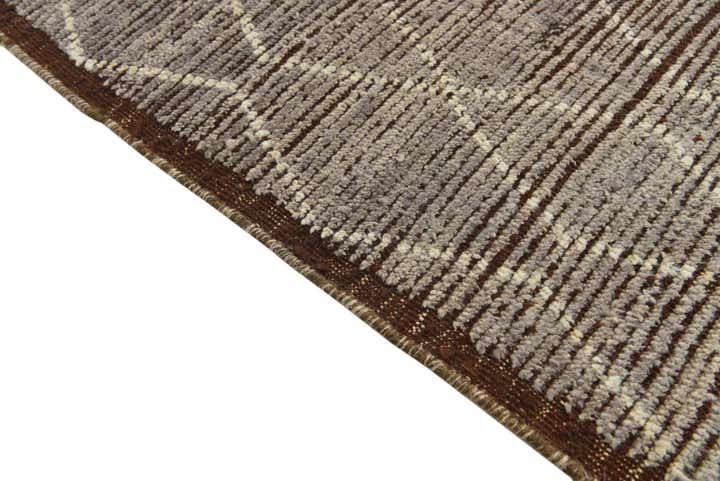 8' 2 x 10' 8 Hand Knotted Moroccan Wool Rug