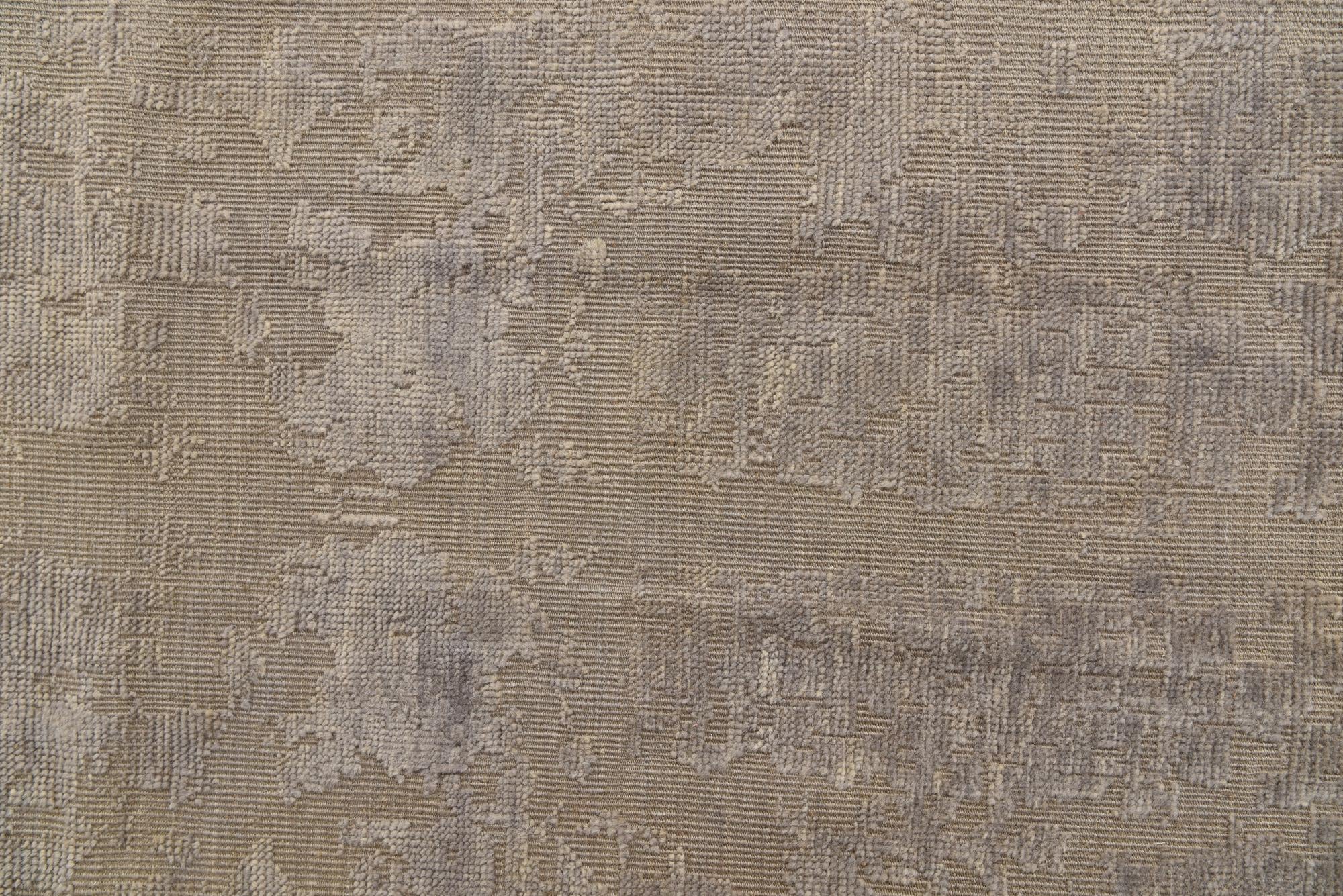 8' x 10' 9 Hand Knotted Moroccan Wool Rug