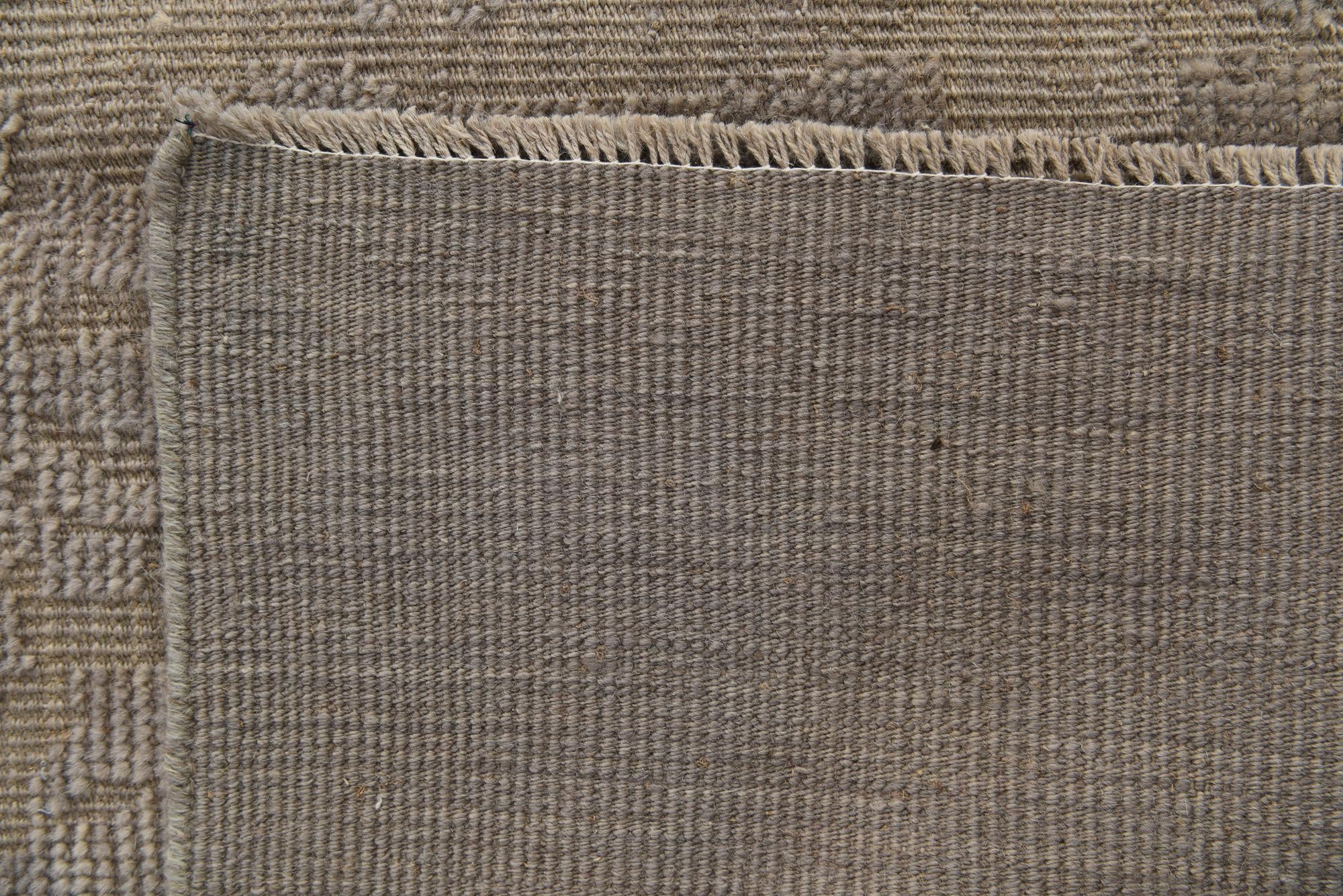 8' x 10' 9 Hand Knotted Moroccan Wool Rug