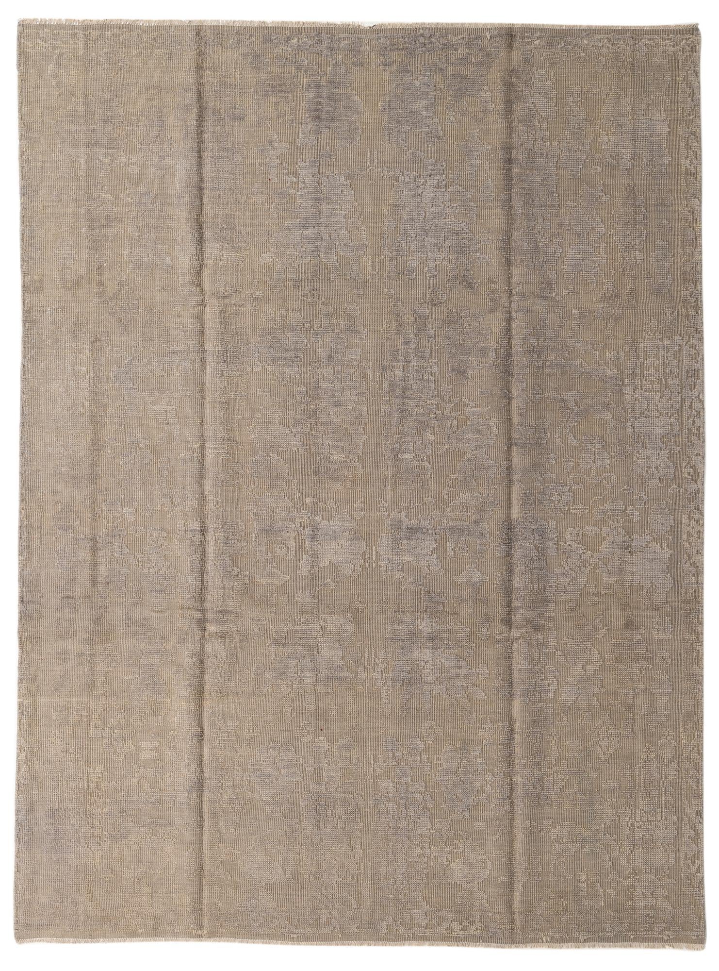8' x 10' 9 Hand Knotted Moroccan Wool Rug
