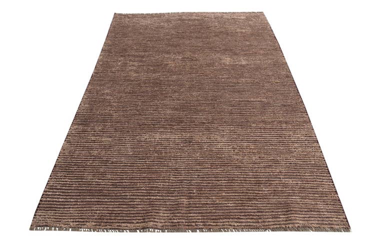 Detail image of 5' 5 x 7' 9 Hand Knotted Moroccan Wool Rug