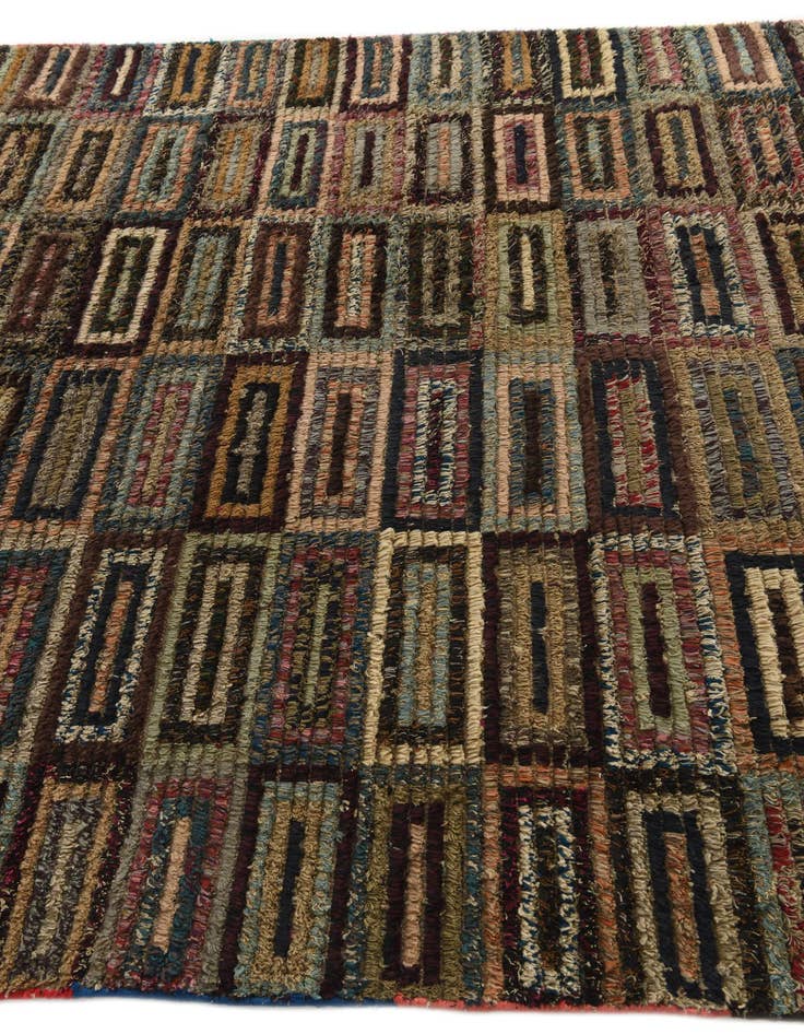 Detail image of 6' 4 x 10' 7  Hand Knotted Moroccan Wool Rug