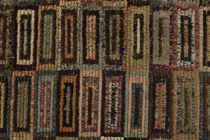 6' 4 x 10' 7 Hand Knotted Moroccan Wool Rug