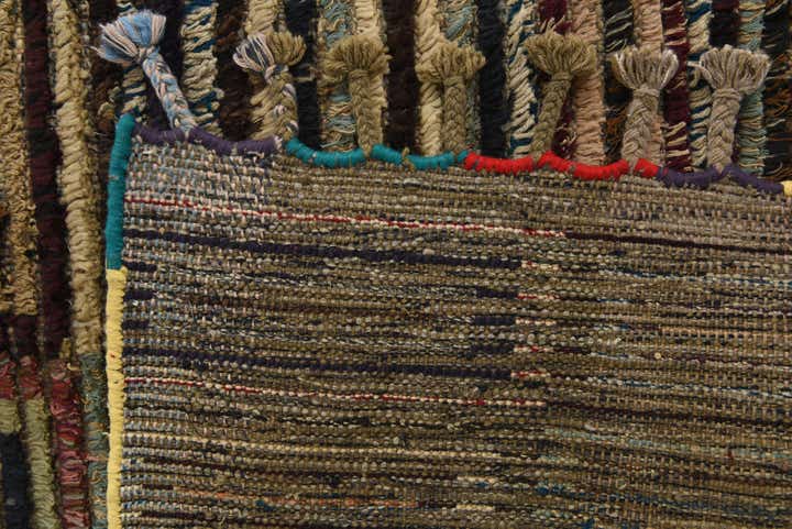 6' 4 x 10' 7 Hand Knotted Moroccan Wool Rug