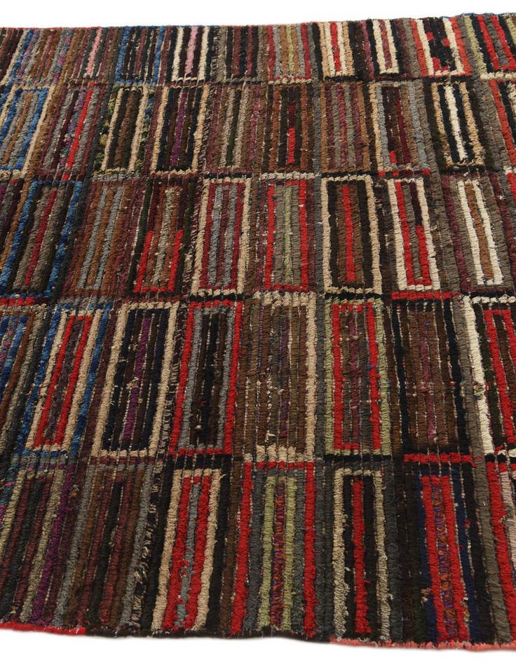 Detail image of 5' 10 x 9' 9 Hand Knotted Moroccan Wool Rug