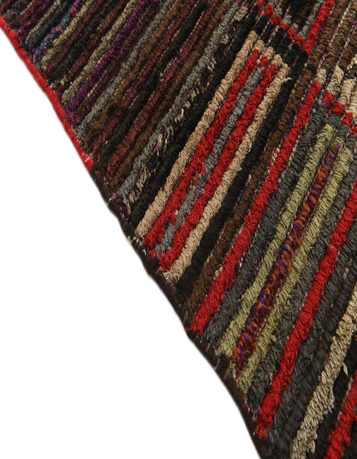 Detail image of 5' 10 x 9' 9 Hand Knotted Moroccan Wool Rug