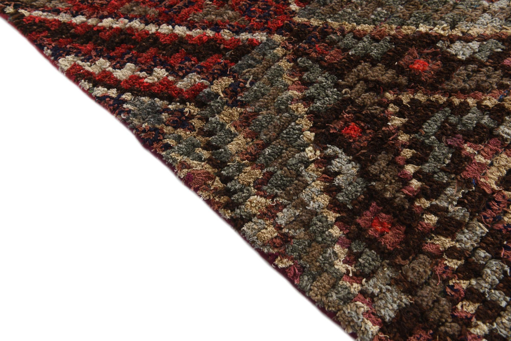 7' 8 x 9' 8 Hand Knotted Moroccan Wool Rug