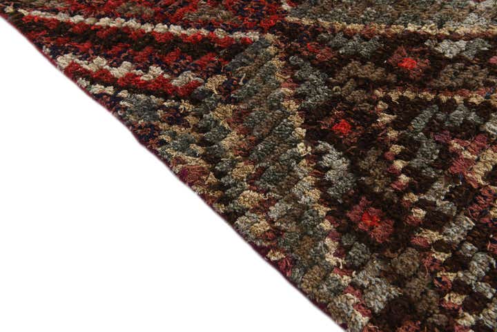 7' 8 x 9' 8 Hand Knotted Moroccan Wool Rug