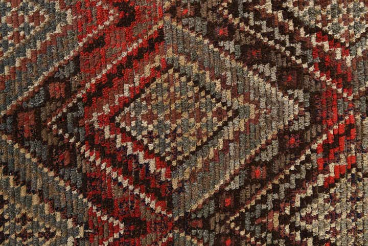 7' 8 x 9' 8 Hand Knotted Moroccan Wool Rug