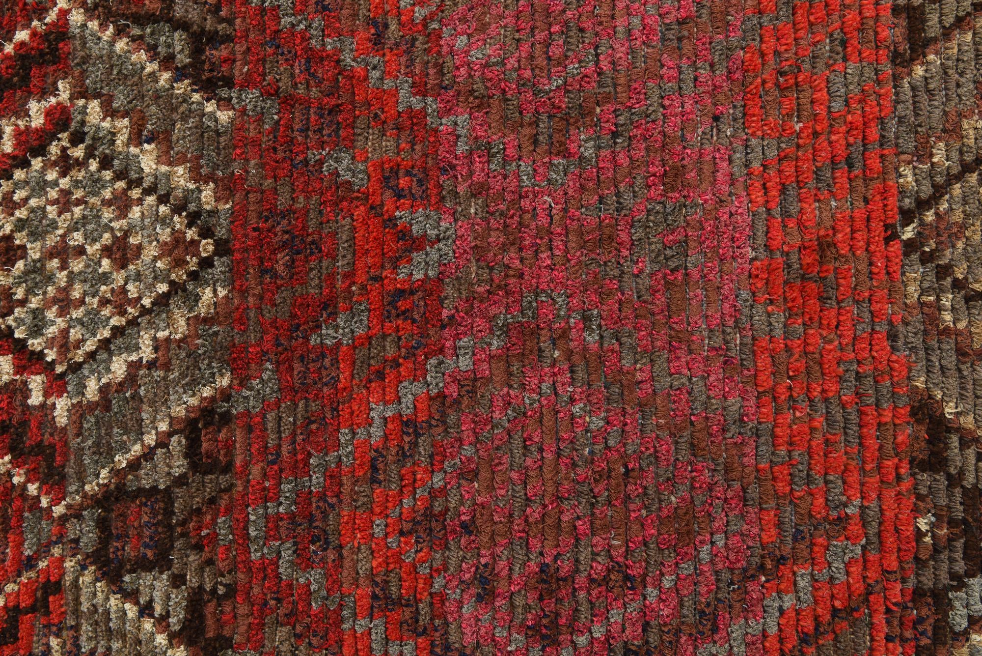 7' 8 x 9' 8 Hand Knotted Moroccan Wool Rug
