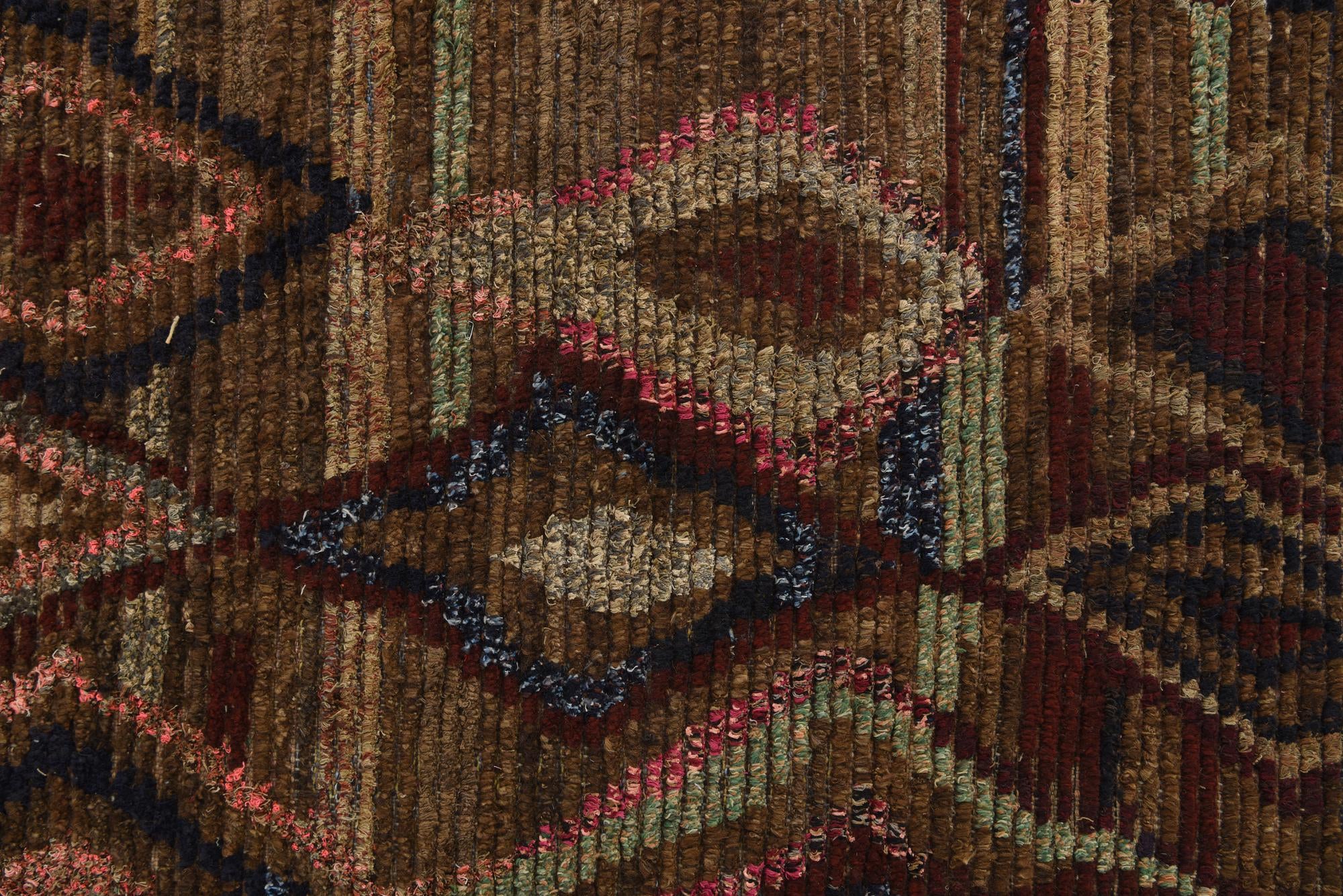 6' 9 x 9' 9 Hand Knotted Moroccan Wool Rug