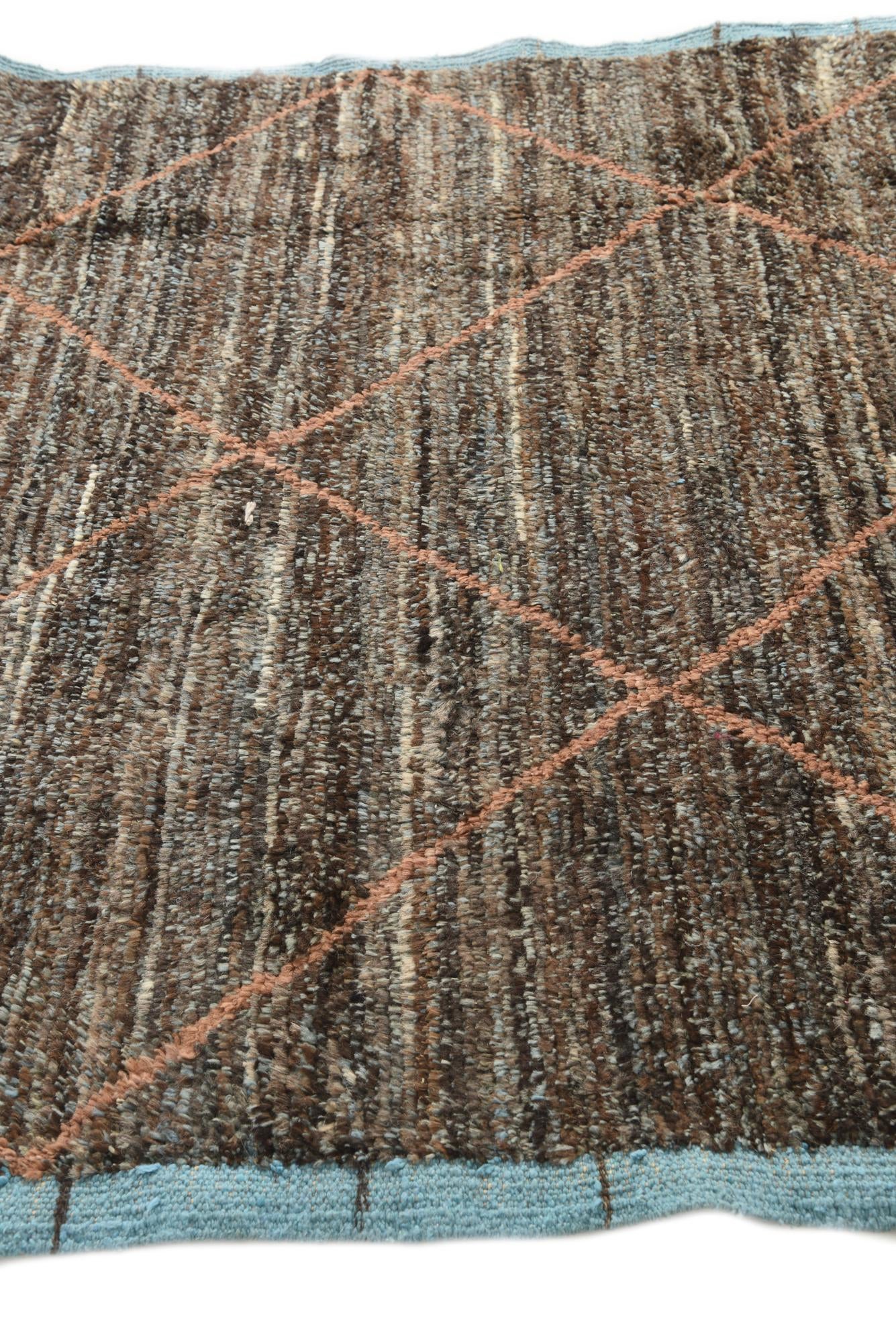 4' 10 x 8' 2 Hand Knotted Moroccan Wool Rug