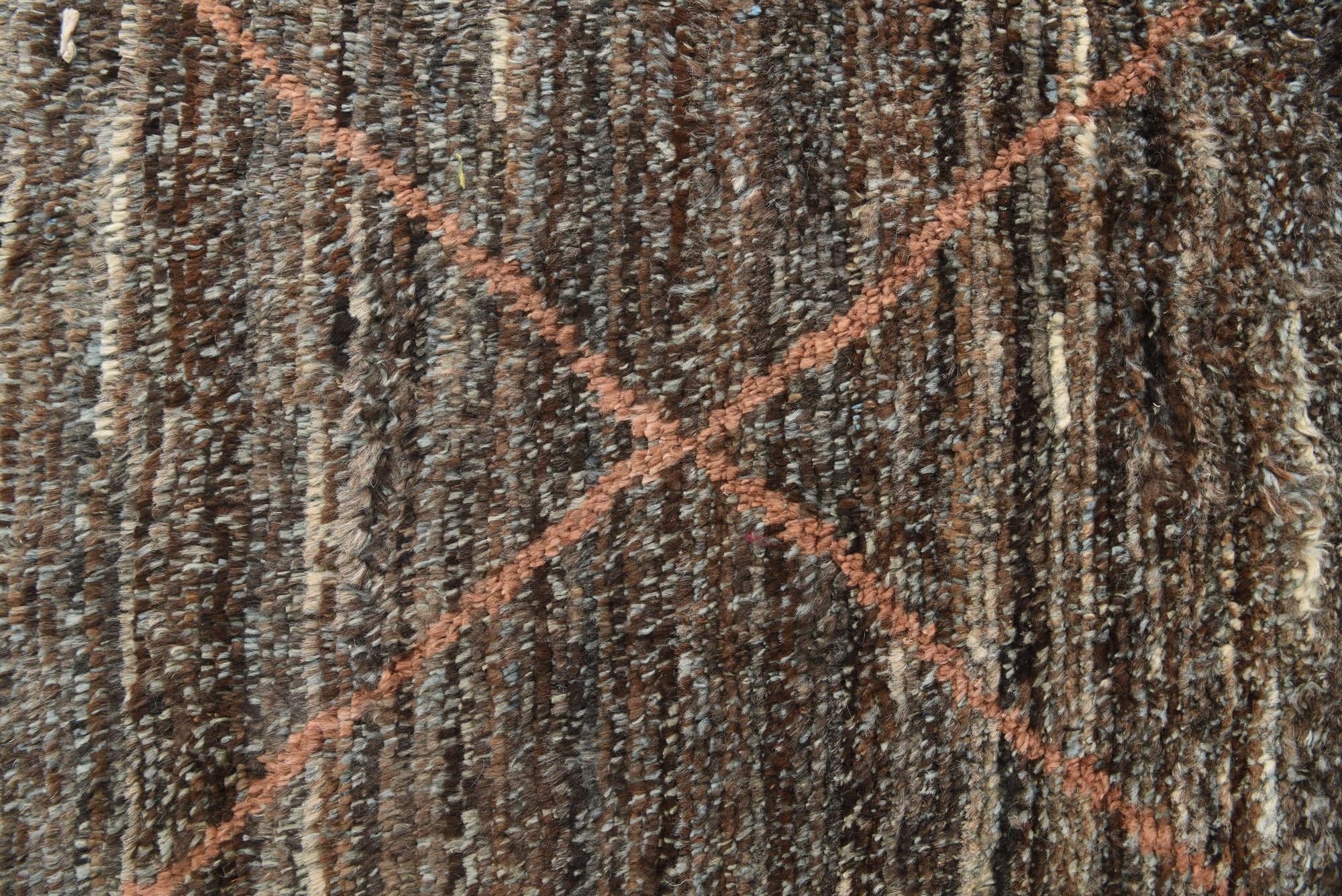 4' 10 x 8' 2 Hand Knotted Moroccan Wool Rug
