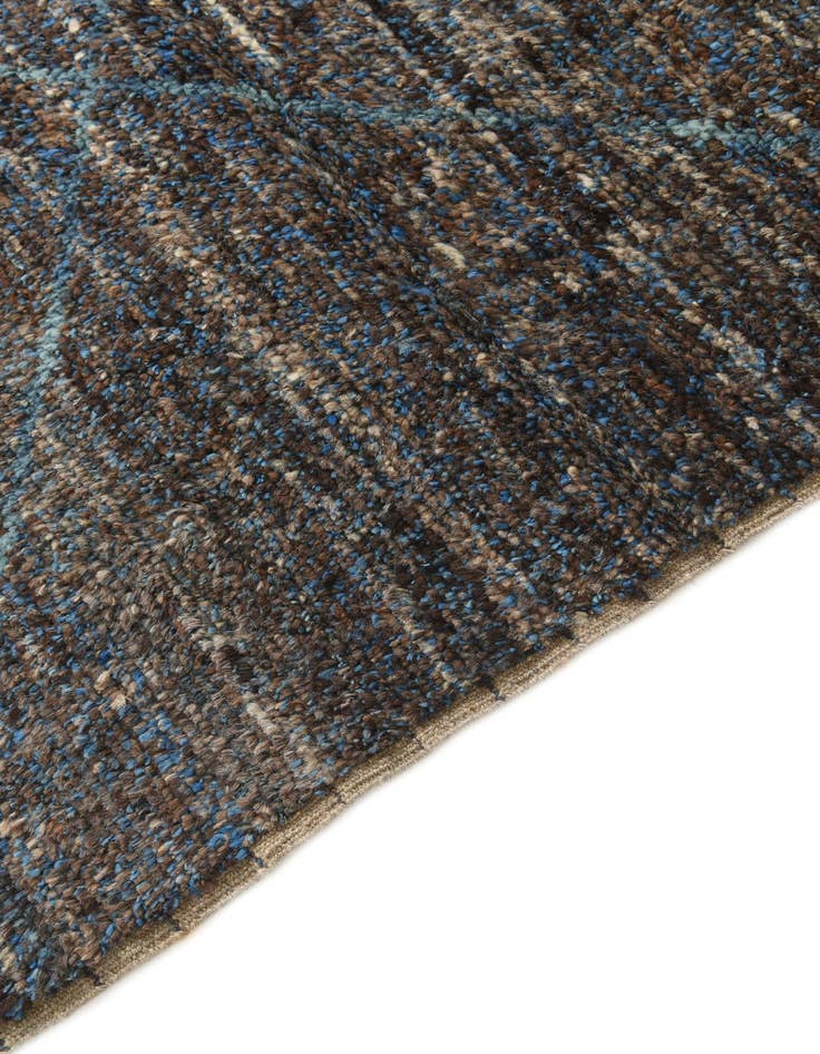 Detail image of 6' 3 x 9' 2  Hand Knotted Moroccan Wool Rug