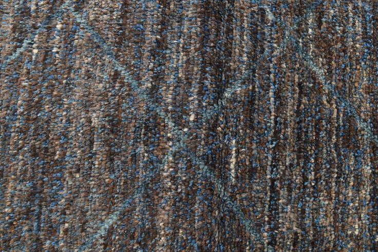 Detail image of 6' 3 x 9' 2 Hand Knotted Moroccan Wool Rug