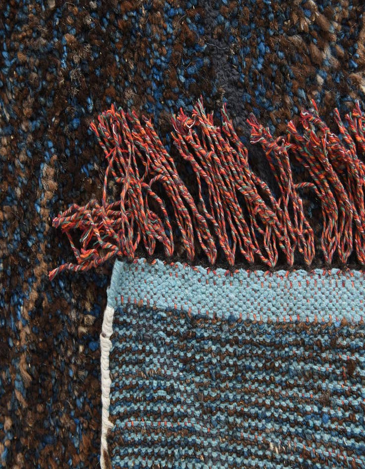 Detail image of 7' 8 x 10' 2  Hand Knotted Moroccan Wool Rug