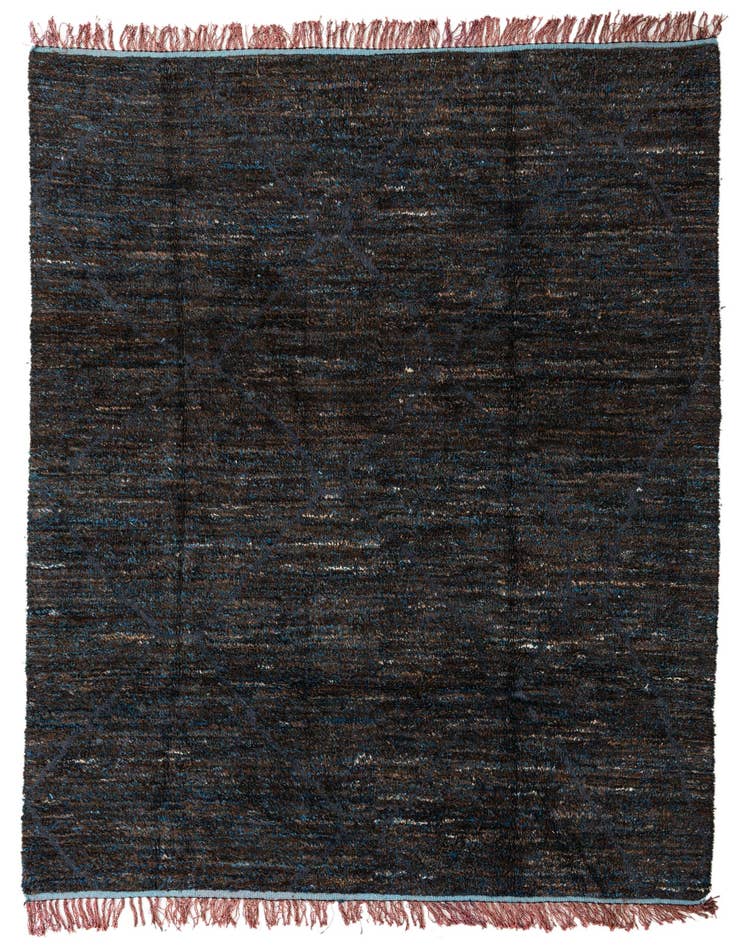 Detail image of 7' 8 x 10' 2 Hand Knotted Moroccan Wool Rug