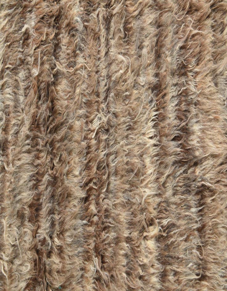 Detail image of 5' 9 x 7'  Hand Knotted Moroccan Wool Rug