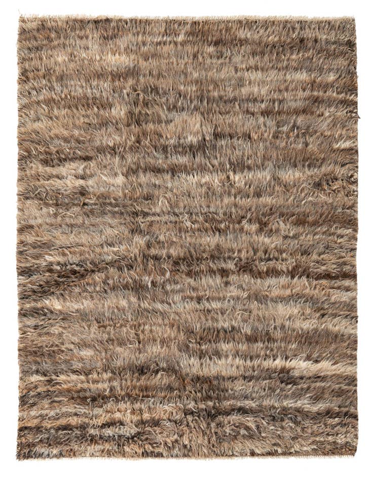 Detail image of 5' 9 x 7' Hand Knotted Moroccan Wool Rug