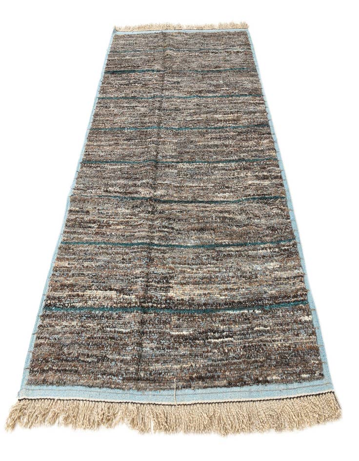 Detail image of 6' 2 x 9' 6  Hand Knotted Moroccan Wool Rug