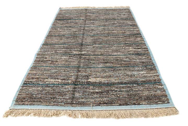 6' 2 x 9' 6 Hand Knotted Moroccan Wool Rug