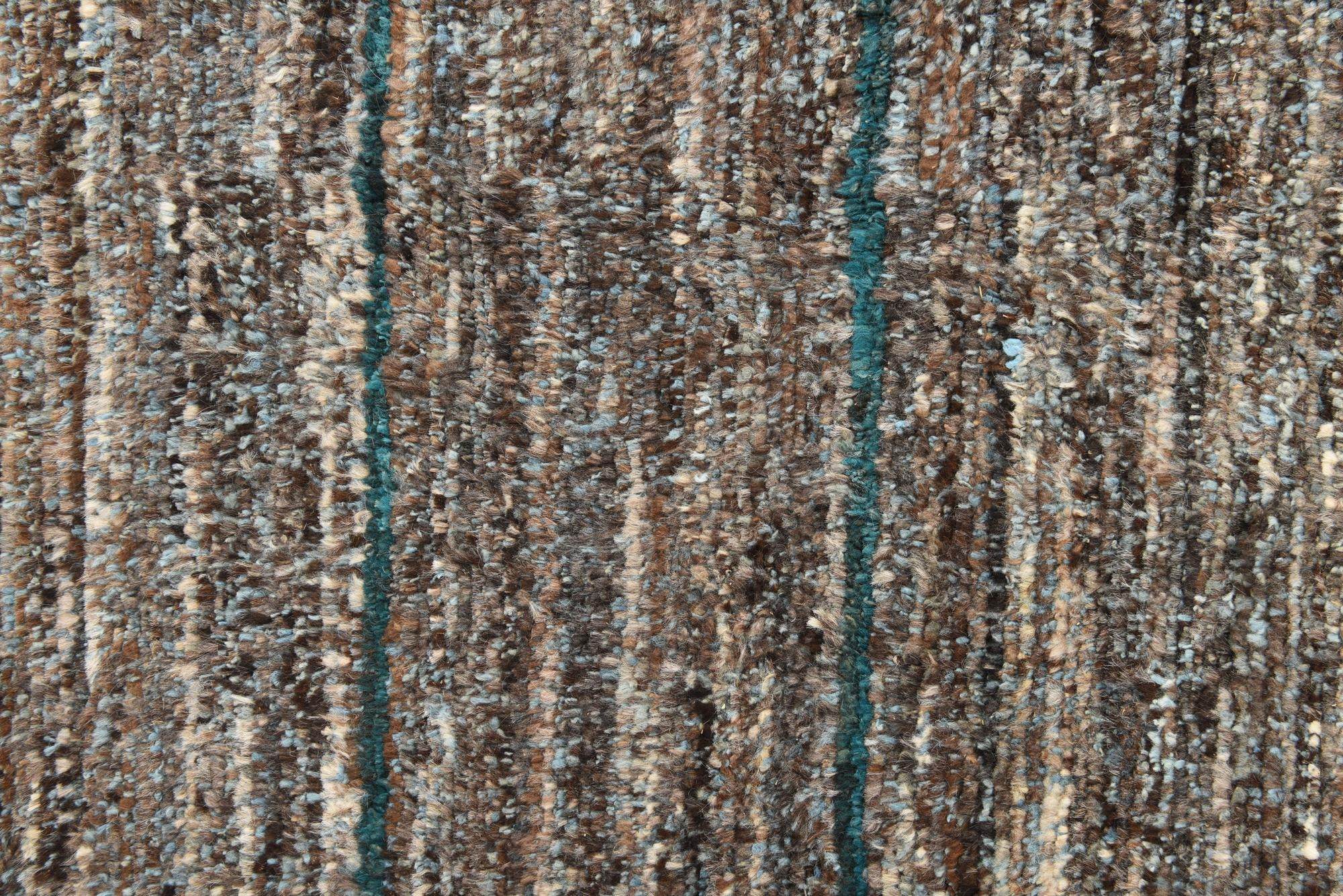 6' 2 x 9' 6 Hand Knotted Moroccan Wool Rug
