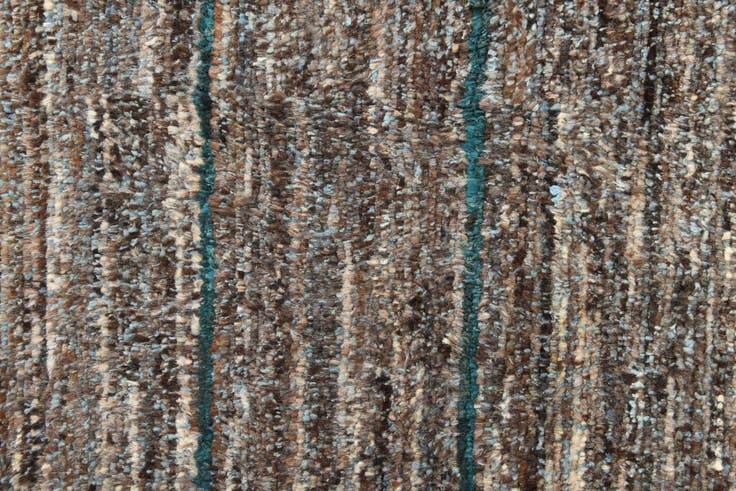 Detail image of 6' 2 x 9' 6 Hand Knotted Moroccan Wool Rug