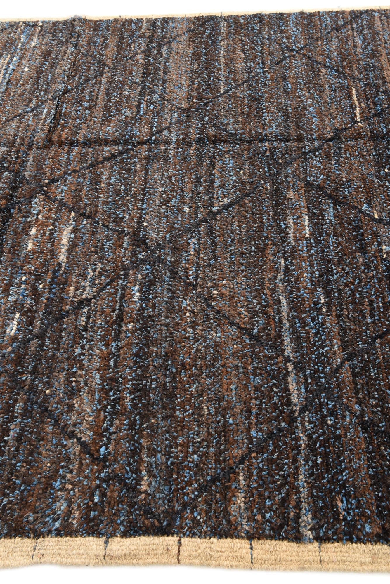 6' 2 x 9' 3 Hand Knotted Moroccan Wool Rug
