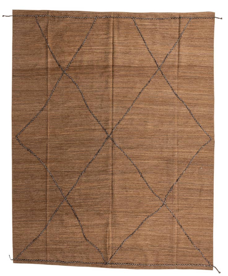 Detail image of 11' 5 x 14' 5 Hand Knotted Moroccan Wool Rug