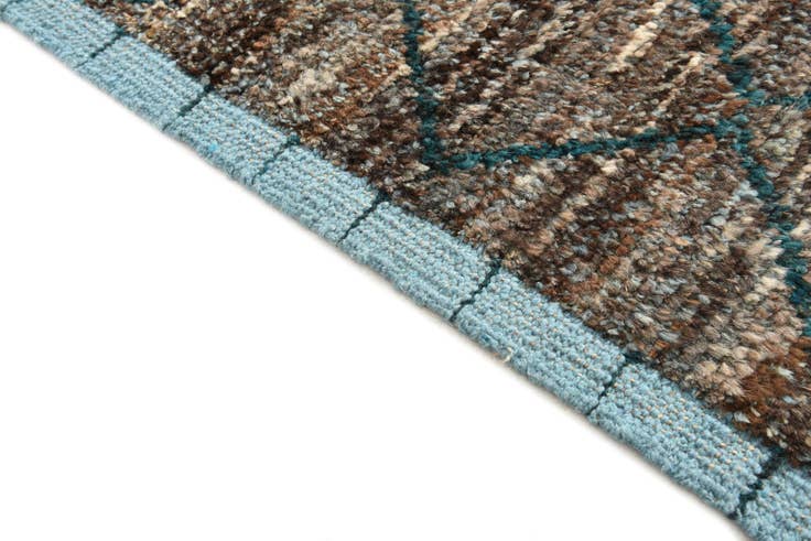 Detail image of 8' x 10' 6 Hand Knotted Moroccan Wool Rug