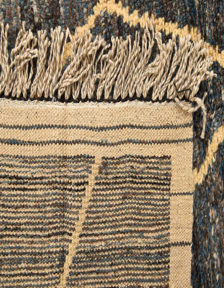 Detail image of 6' x 9' 9  Hand Knotted Moroccan Wool Rug