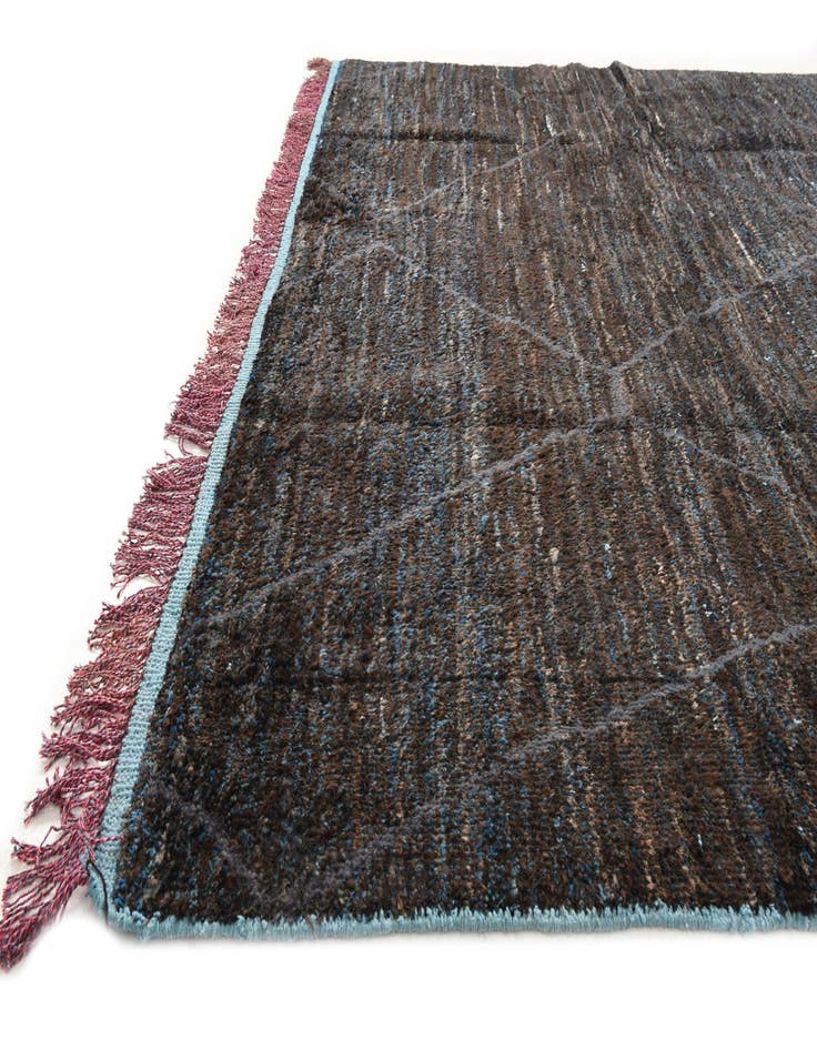 Detail image of 8' 8 x 11' 10  Hand Knotted Moroccan Wool Rug