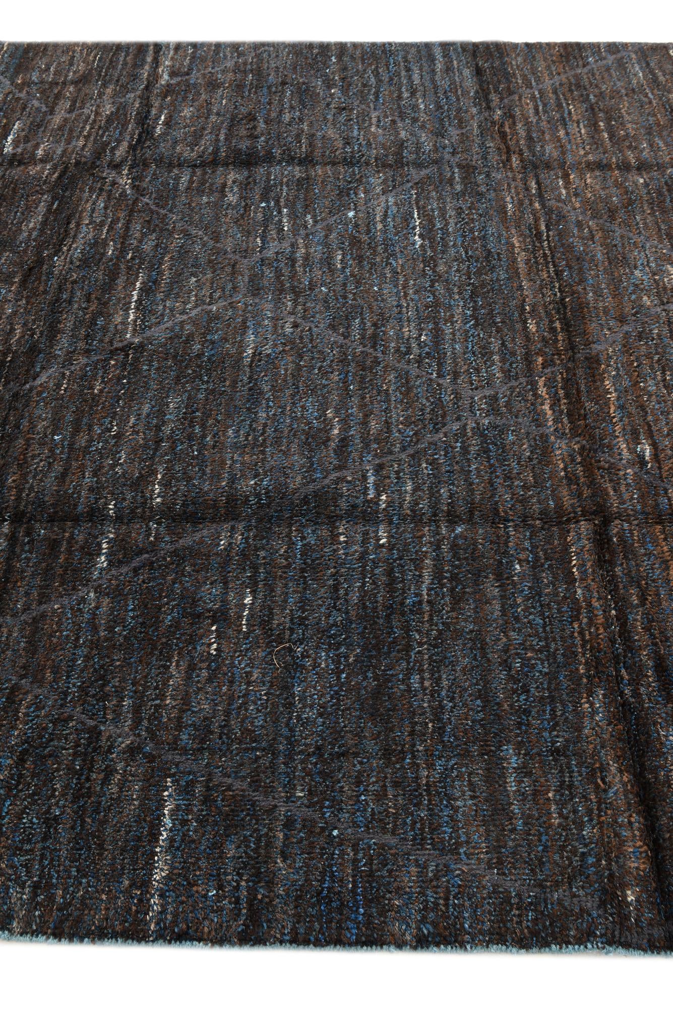 8' 8 x 11' 10 Hand Knotted Moroccan Wool Rug