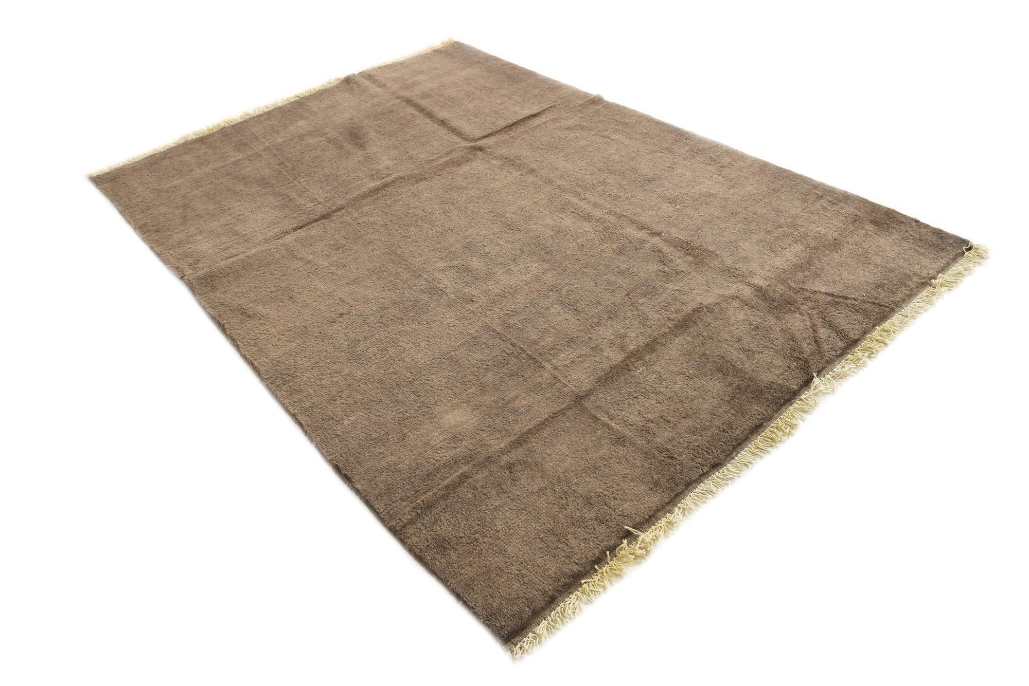 5' 9 x 7' 10 Hand Knotted Moroccan Wool Rug