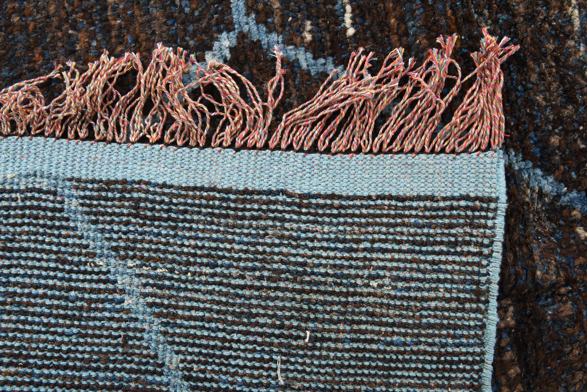8' x 10' 6 Hand Knotted Moroccan Wool Rug