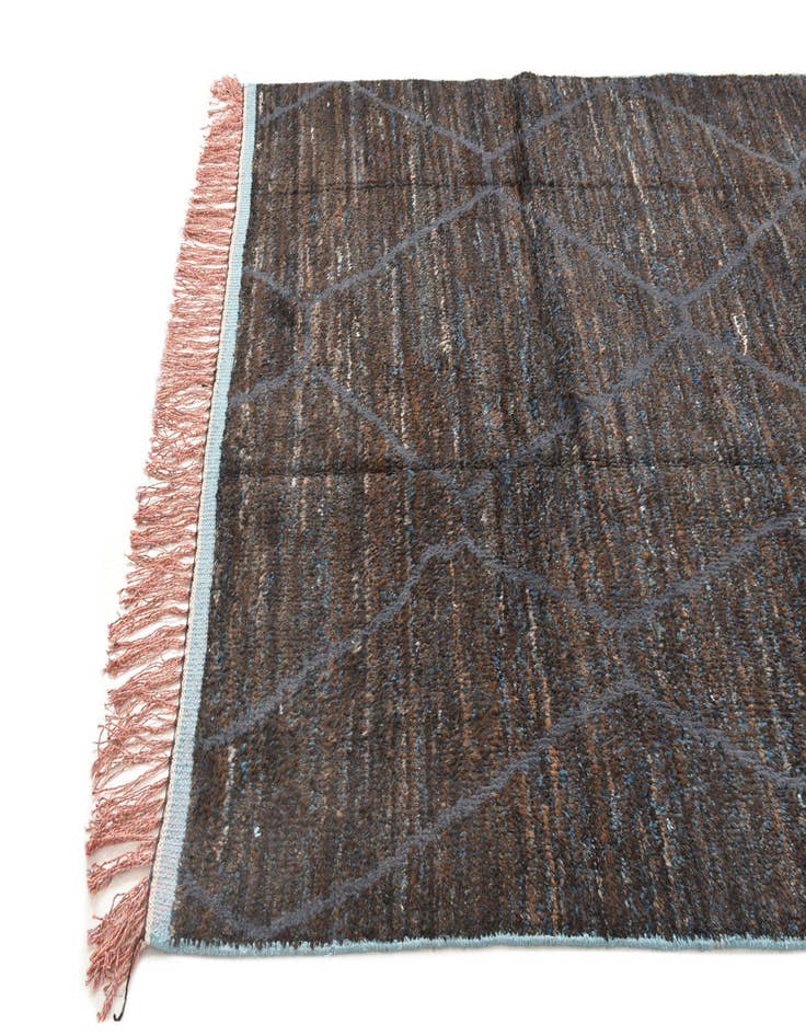 Detail image of 6' x 9' 5  Hand Knotted Moroccan Wool Rug