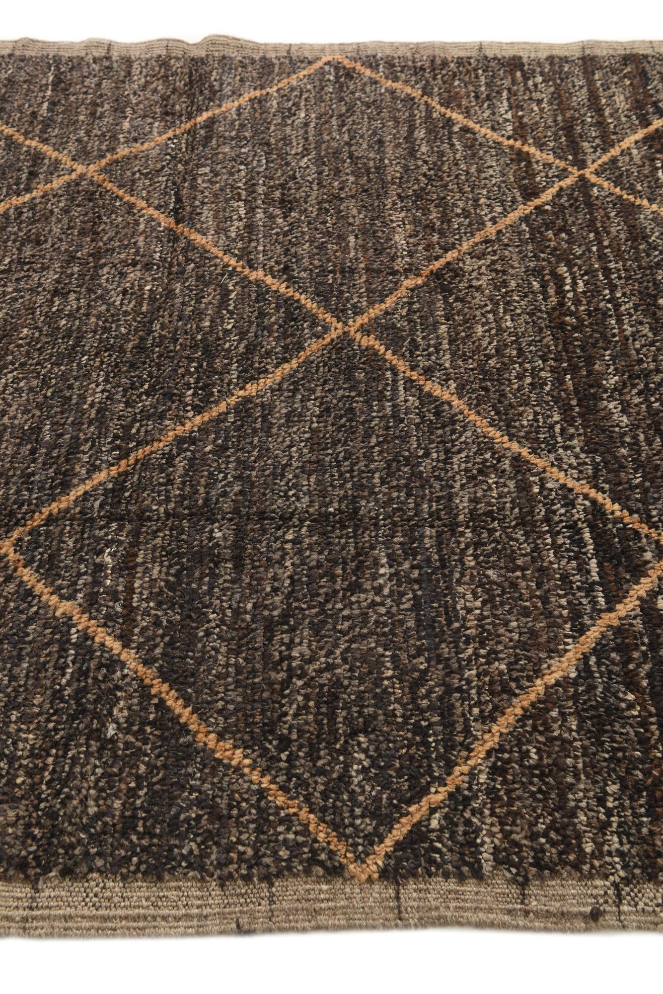 5' 2 x 8' 9 Hand Knotted Moroccan Wool Rug