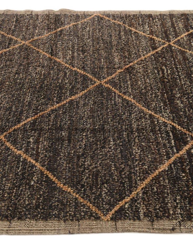 Detail image of 5' 2 x 8' 9  Hand Knotted Moroccan Wool Rug
