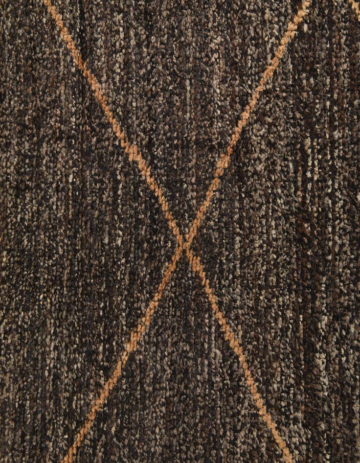 Detail image of 5' 2 x 8' 9  Hand Knotted Moroccan Wool Rug