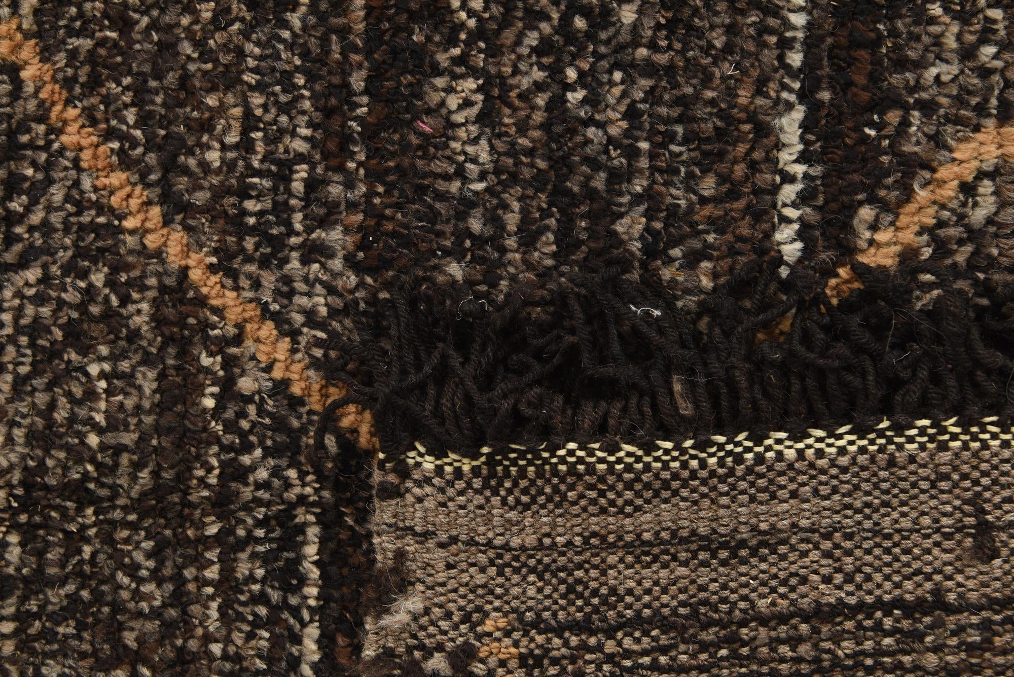 5' 2 x 8' 9 Hand Knotted Moroccan Wool Rug